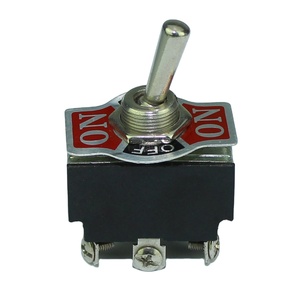 KN3B-203 12MM 3ウェイトグルスイッチDPDT ON OFF ONトグルスイッチ6ピン15A250VACトグルスイッチ (はんだ端子付き) - Product Image 4