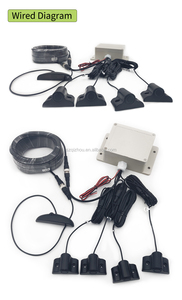 Truck Parking <strong>Sensor</strong> System 4 Pcs Radar Blind Spot Alarm <strong>Reversing</strong> LED Backlight Display Rear View <strong>24V</strong> Parking <strong>Sensor</strong> for Truck - Product Image 5