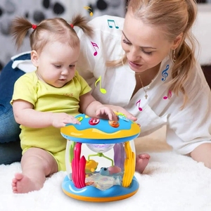 משחק יד לילדים מחאות כפיים צעצוע רב תכליתיים הקרנה צעצוע התינוק פאזל צעצוע