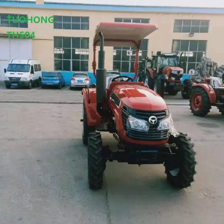 Con accessori 50hp 4x4 piccoli trattori agricoli per l'agricoltura