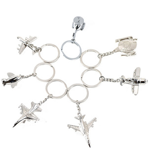 Kim loại hợp kim máy bay mô hình Keychain Trống máy bay hình Móc Chìa Khóa với biểu tượng tùy chỉnh hãng hàng không Quà tặng khuyến mãi - Product Image 6