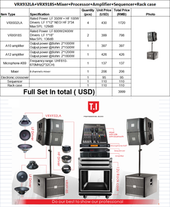 Sistema de sonido de alta calidad, altavoz, matriz de línea, soporte de altavoces de sistema pa bidireccional de 12 pulgadas a la venta - Product Image 2
