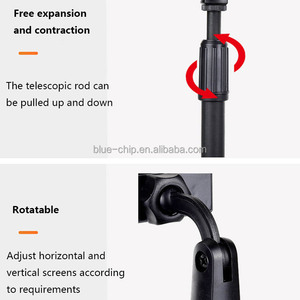 Masa üstü evrensel ayarlanabilir masaüstü cep taşınabilir masa kelepçe döner stant telefon tutucu masa danışma telefon dağı için - Product Image 4