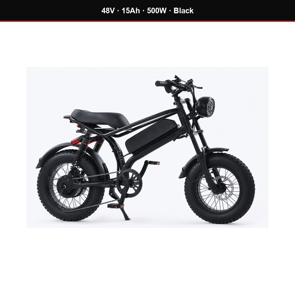 48V 15Ah 500W Black