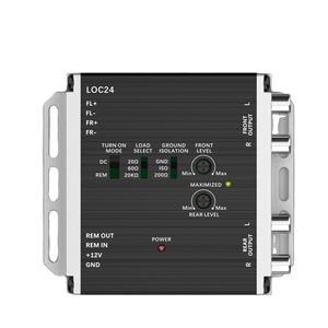 Convertidor de salida de línea Premium Edge LOC24, cuatro canales de entradas de nivel de altavoz activo (manipulación de entrada de hasta 20V)