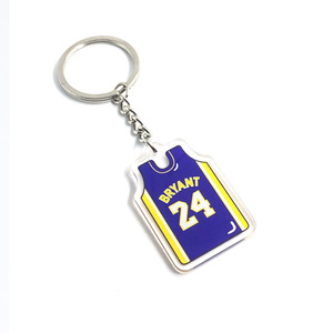 Sıcak satış plastik akrilik NBA yıldız Jersey anahtarlık araba anahtarlık kolye promosyon hediye anahtarlık - Product Image 2