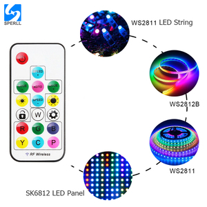 DC5V ~ 24V SP104E LED Pixel Controller LED Licht Dimmer Controller Mini Wireless Fernbedienung