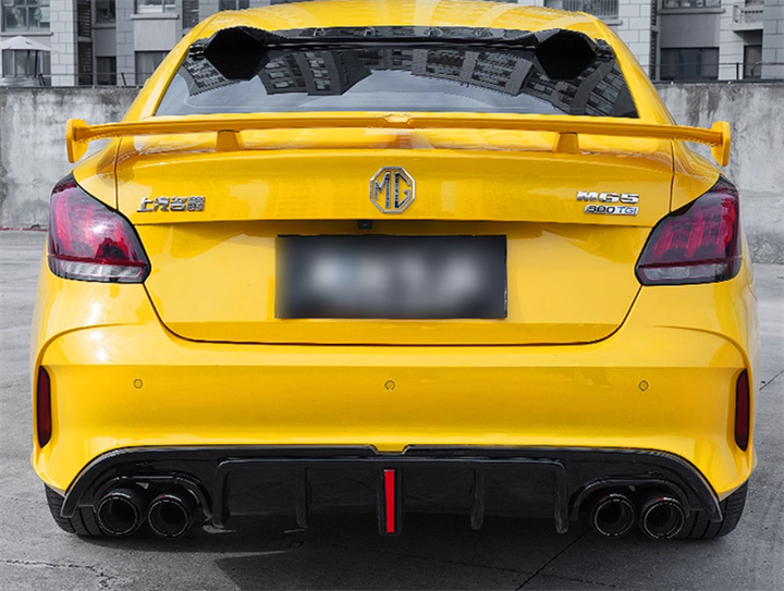For MG5 Diffuser 2021-2024 Morris Garages MG5 Car Rear Bumper Diffuser Style B