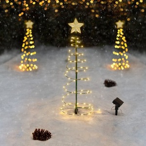 Toptan IP54 LED güneş noel ışıkları katlanmış bahçe lambası fener noel süslemeleri açık yılbaşı ağacı noel ışıkları - Product Image 1