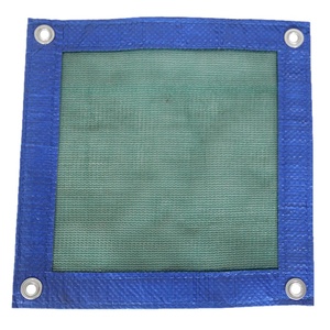 Red de sombra de fábrica directa con borde negro y borde azul Material reciclado para Irak