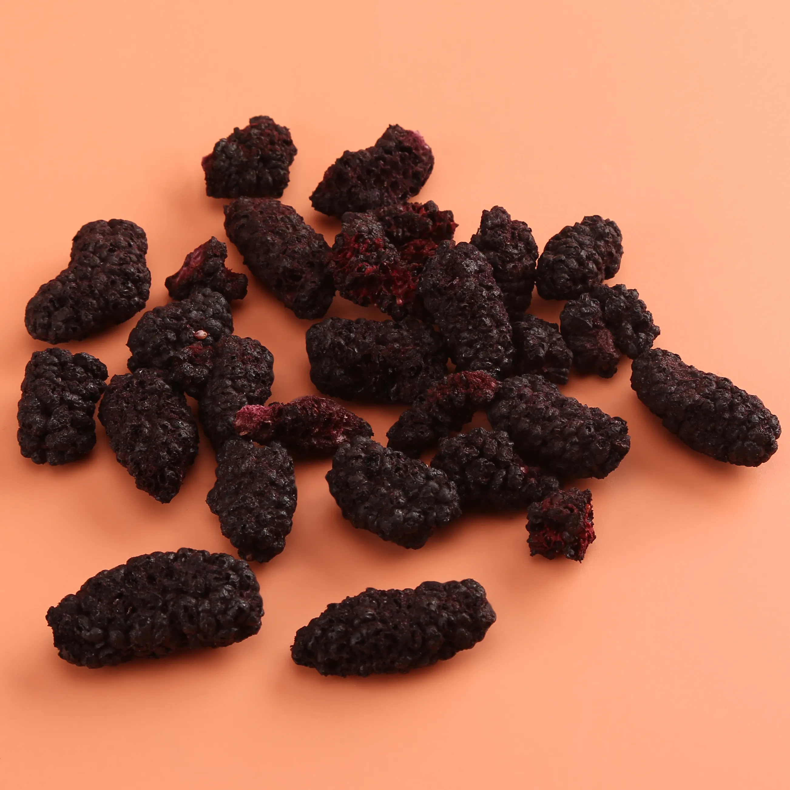 Guoyue atacado liofilizado Mulberry nutrição saudável azedo doces lanches fragrância crocante todo liofilizado frutas