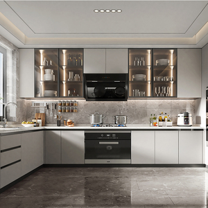 Santopova Acrylic 3D Dubai mini đen <span class=keywords><strong>aristokraft</strong></span> độ bóng cao Hàn Quốc tủ bếp giá trong Philippines - Product Image 4