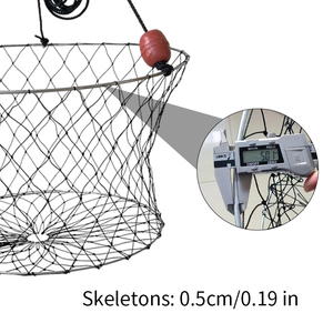 Dây lưới dưới cua lưới gấp Lưới Đánh Cá lồng tay đúc cua Vòng bẫy - Product Image 2