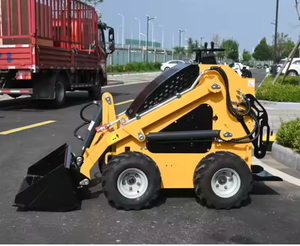 Ce/Kubota động cơ nhỏ loader/Skid chỉ đạo Bộ nạp với Kawasaki bơm ngắn quay bán kính 0. 2m3 xô Công suất bánh xích loader - Product Image 3