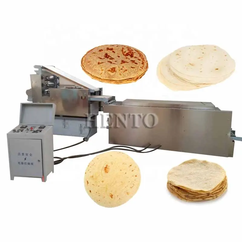 Máquina de prensado de masa Chapati, línea de producción de tortitas, totalmente automática