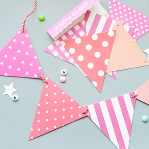 Irthday-pañal olorful, papel de riangle - Product Image 2
