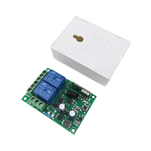 QIACHIP <strong>Wireless</strong> Remote <strong>Control</strong> Switch AC 110V-250V 2-Channels <strong>Relay</strong> Receiver Module RF 433 Mhz KR2202-4&amp;KT01/KT05 - Product Image 2