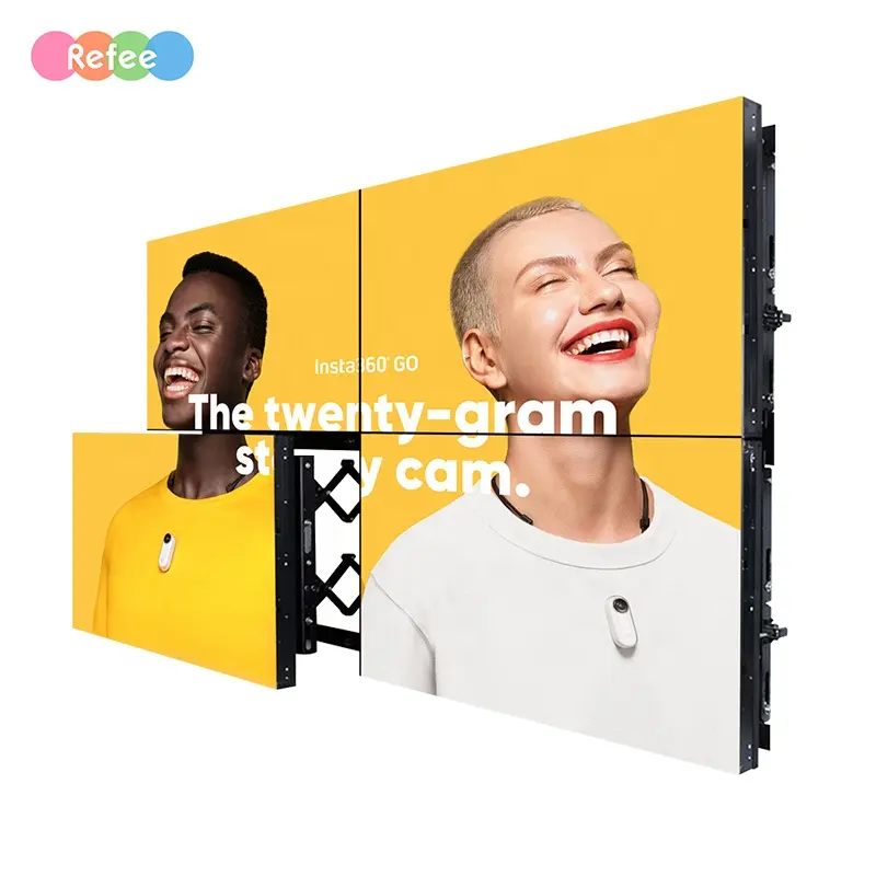 4K DID Display ultra narrow bezel 2x2 screen advertising tv display player digital signage 3x3 Lcd video wall