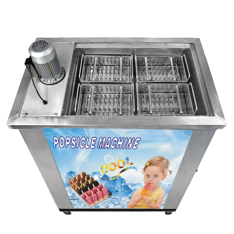 Popsicle yapma makinesi ticari İtalyan buz suyu Pops dondurma dondurma makinesi