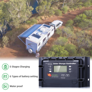 Gute Qualität Digitaler Solar laderegler 60 Amp Pwm Controller 12V/24V AGM Batterie regler 60A LiFePO4 Batterie - Product Image 6