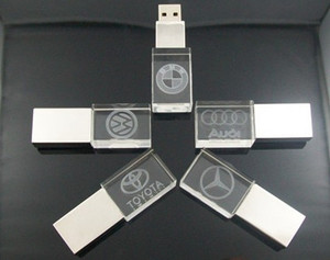 Nhanh Chóng Sét Glass Không Dây Ánh Sáng Lên Nhảy 2.0 4Gb Led Logo Usb Ổ Đĩa Flash Với Trường Hợp Và Bìa - Product Image 4