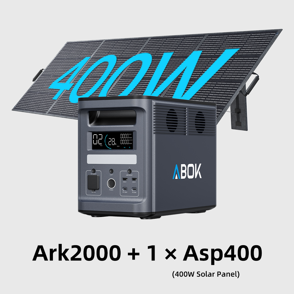 Ark2000 + 1 panel solar de 400W