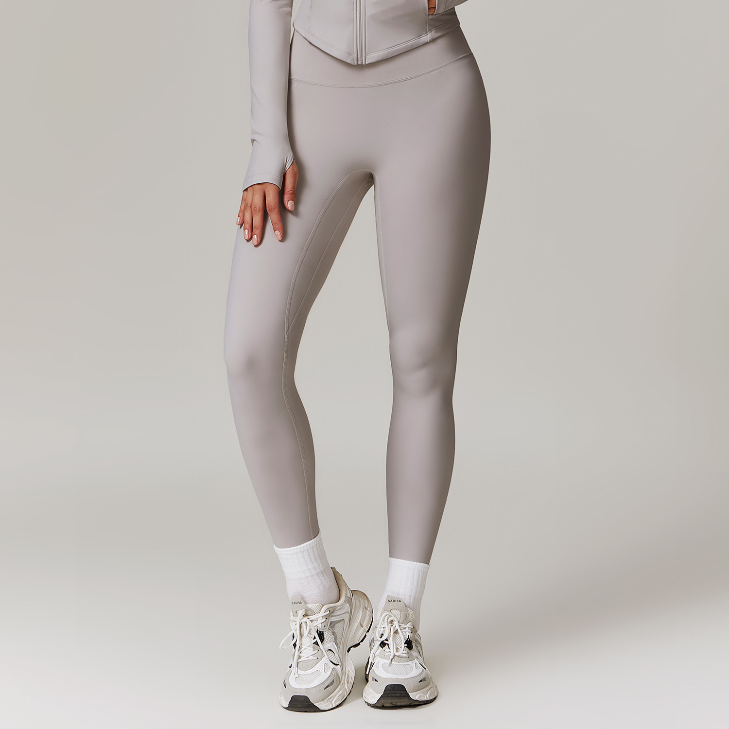 Pantalon gris clair