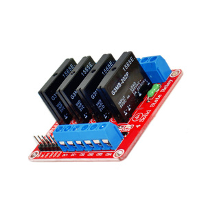 リレー4チャンネルSSR高低レベルソリッドステートリレーモジュール5V - Product Image 1