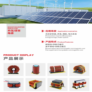 Hiệu quả cao phẳng dây lõi phẳng Dây quanh co Choke cuộn cảm tùy chỉnh thiết kế rộng cảm phạm vi cho DC chuyển đổi - Product Image 3