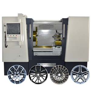 Automatische CNC-Maschinen programmierung Leichtmetall rad reparatur drehmaschine CK6180W - Product Image 6