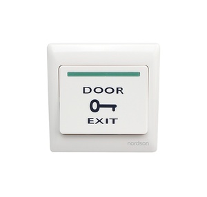 Interruttore di rilascio della porta in plastica Nordson controllo accessi interruttore a pulsante di uscita a pressione 12v - Product Image 1