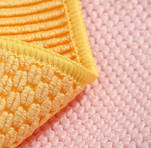 Fabrika Ningbo doğrudan toptan özel Logo mısır Rag mikro Fiber mutfak temizlik bezi süper emici hızlı kuru - Product Image 4