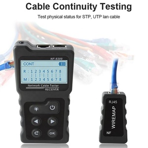 Probador de continuidad de Cable de red conmutable, tres modos de escaneo, medición de longitud de Cable PoE - Product Image 5