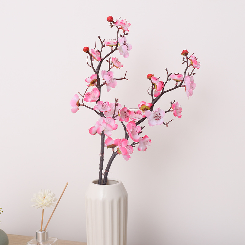 Fleur de prunier rose simple