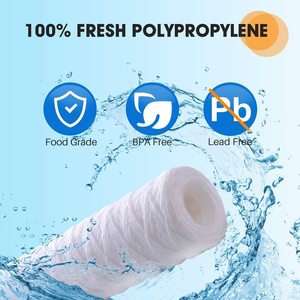 ตลับกรองแผลสาย PP ขนาด10นิ้ว5ไมครอนสำหรับสารเคมีน้ำสิ่งสกปรกการกรองสนิม - Product Image 3