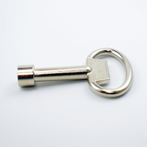 S5300 Bright Longer Version Cam <strong>Lock</strong> <strong>Key</strong> Quarter Turn Cam Latch <strong>Key</strong> 8mm Triangular Zinc <strong>Key</strong> - Product Image 6