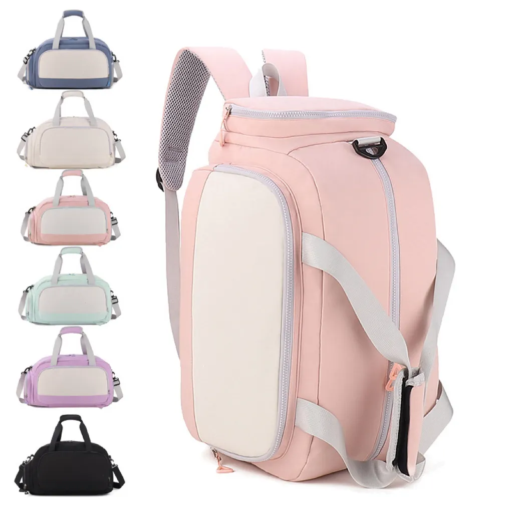 2023 Venta caliente personalizado casual impermeable escuela gimnasio yoga deporte al aire libre mujeres hombres unisex Oxford bolsa senderismo mochila causal