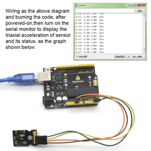 MMA8452Q modulo triassiale digitale accelerazione sensore di inclinazione per Arduino per Microbit - Product Image 5