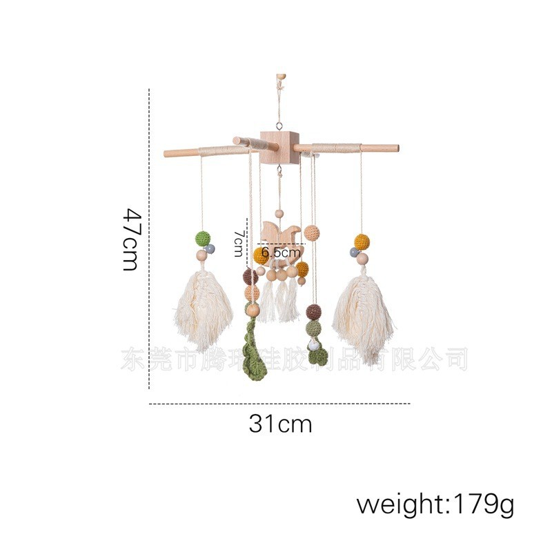 Trojan handmade multi-colored bed bells