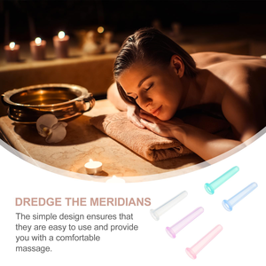 Tasses à ventouses pour les yeux Mini Silicone Thérapie des yeux Massage des yeux du visage sous vide Kit de ventouses de couleurs assorties Soins du visage Santé de la peau - Product Image 6