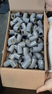 Pntek Ningbo Easy Installation <strong>PVC</strong> TEE <strong>ELBOW</strong> 1/2&quot;inch to 6 Inch SCH40/SCH80 <strong>PVC</strong> WITH BRASS - Product Image 4