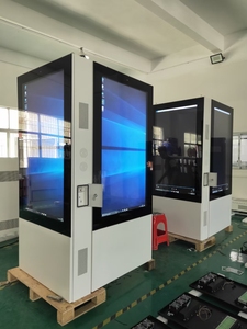 Наружный экран 55 дюймов, 65 дюймов, AG AR glass 4K, двусторонняя цифровая вывеска, рекламный дисплей, тотем с 4G - Product Image 5