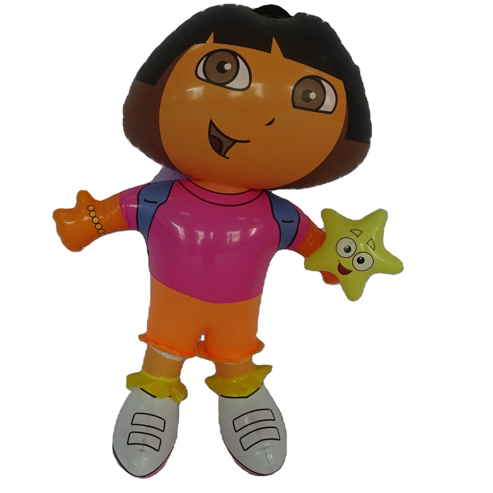 Kustom PVC 25 "inci mengembang dora the explorer balon tiup dekorasi pesta boneka untuk anak-anak