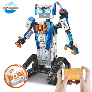 Technische Programmierung Fernbedienung Roboter Ziegel Spielzeug, Kreative Bausteine Stadt Interaktives Intelligentes Block roboter Spielzeug