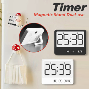 Large Screen LCD Digital Countdown Kitchen <strong>Timer</strong> <strong>with</strong> Simple Alarm <strong>LED</strong> Cute Plastic Style for Baking and Cooking - Product Image 2