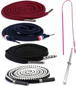 本厂直接生产定制OEM ODM拉绳绳纯棉编织拉绳连帽衫拉绳 - Product Image 2