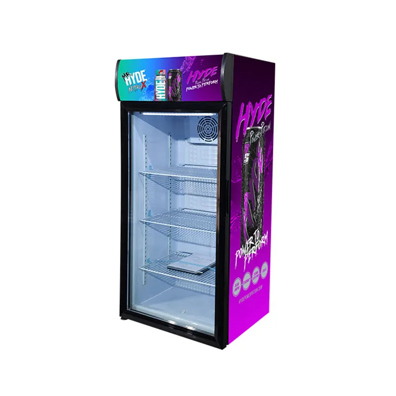 MEISDA-Mini nevera ROHS para frutas y verduras, 130L, equipo de refrigeración para bebidas