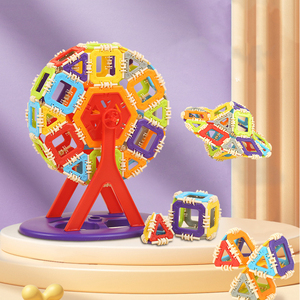 Đầy Màu Sắc Nhựa Xây Dựng Khối Trẻ Em Tự Làm Thông Minh Đồ Chơi Thiết Lập Sáng Tạo Xây Dựng Khối Gạch Đồ Chơi - Product Image 3