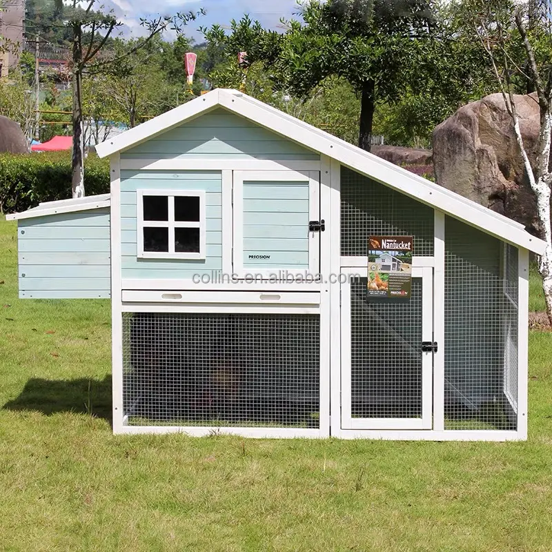 Casa de madera para mascotas, jaula de conejo personalizada, para exteriores, Gallinero