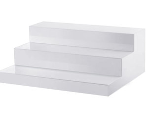 Wholesale Acrylic Countertop <strong>Step</strong> <strong>Display</strong> Stands Riser <strong>with</strong> 3 Tier <strong>counter</strong> <strong>display</strong> stand supermarket shelf <strong>display</strong> rack - Product Image 1